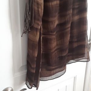 EUC Josephine Chaus Brown Skirt